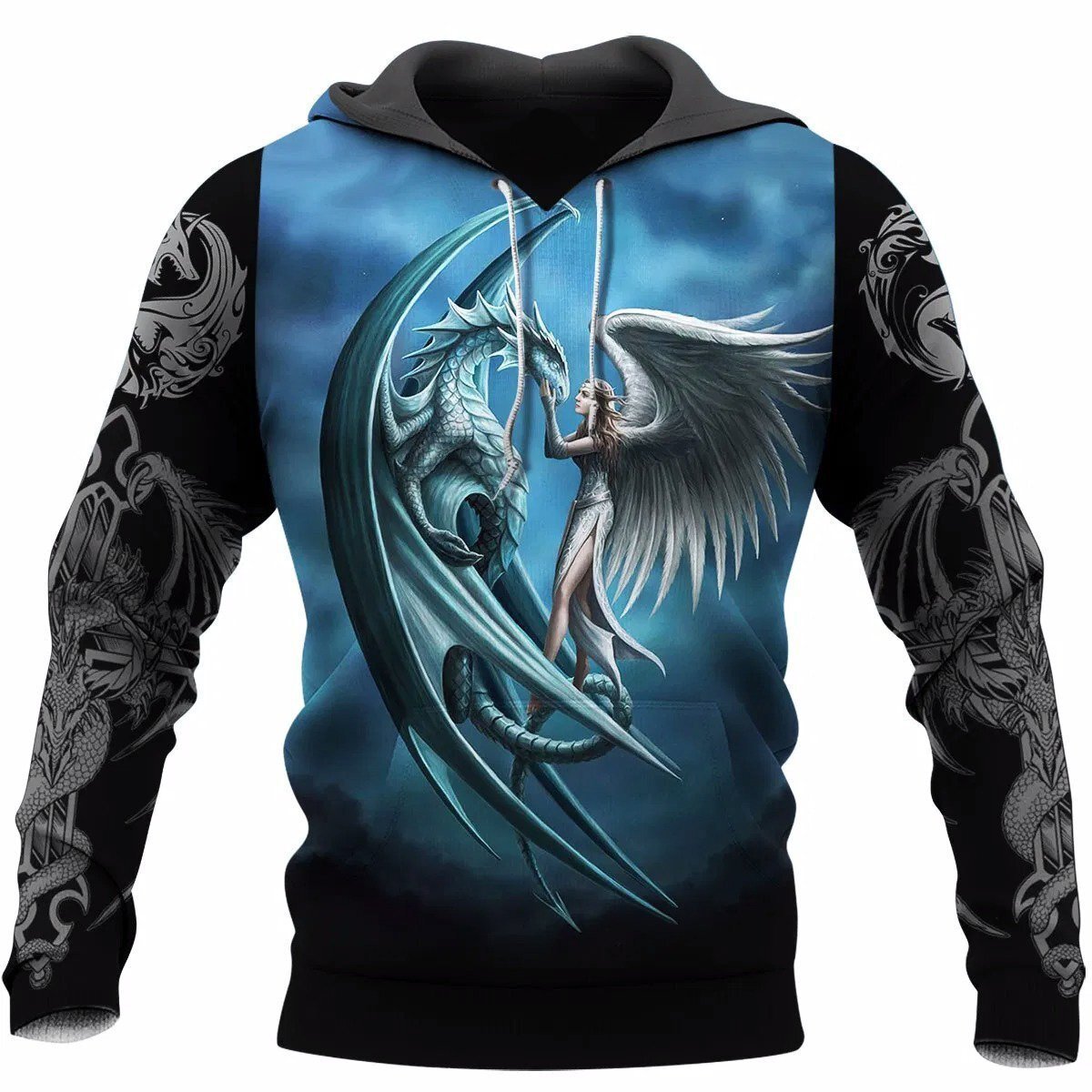Tattoo, Dragon 3D Full Printed Hoodie, meaningful fashion, beautiful gift