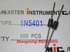 Lot De 10 Diodes Redresseuses 1N5401 100V 3A - Marque IR, New Old Stock (neuf Vieux Stock)