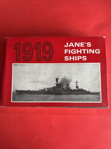 REPRINT WWI MILITARY HISTORY BOOK: JANE’S FIGHT SHIPS 1919