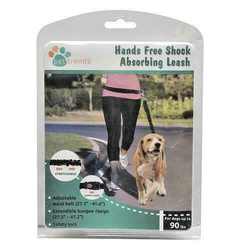 Pet Trends Freisprech Stoßdämpfend Laufen Joggen Leine Modell B336-2 schwarz - Bild 2 von 11
