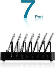 Kavalan 7 Port Charging Station Dock 2 x Type C + 5 USB For Tablet & Smartphone