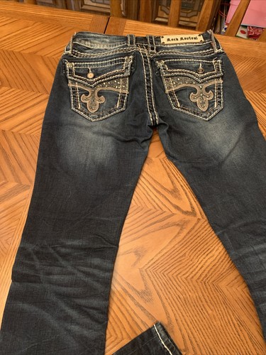 Rock Revival Avery Straight Jeans 26 | eBay