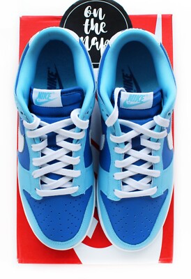 ◆関税/送料込◆NIKE DUNK LOW ARGON◆大人気◆送料無料◆ Nike Dunk Low Retro QS Argon Blue UNC Two Tone UK 8 US 9 EUR