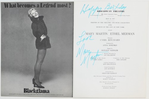 Merman, Ethel. & Martin, Mary. "Together on Broadway" - Signed Program - Picture 3 of 3