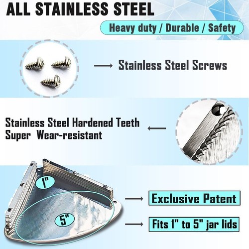 Stainless Steel Stainless Steel Jar Openers Food Can Opener Food Can Tin - Picture 4 of 11