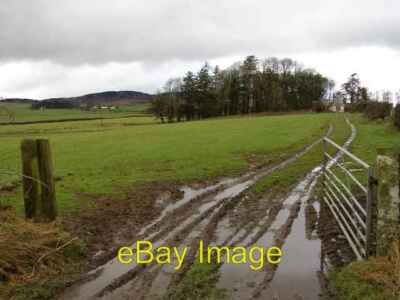 Photo 6x4 Tanymaas Farm Gatehouse of Fleet Winter muddy track leads up fr c2008