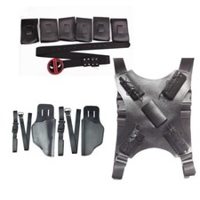 X-Men Deadpool Wade Wilson Cosplay Belt Battle Holster Bag Jumpsuit Accessories