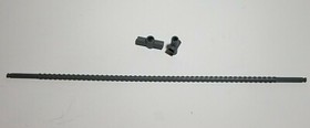 Rare K'NEX Gray Threaded Rod, 2 Carriage Pieces Control Crane Special Parts KNEX