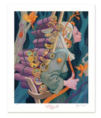 James Jean Limited Art Print Kindling II Signed and Numbered Sold Out