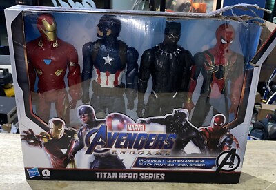 Marvel Avengers: Endgame Titan Hero Series Action Figure 4 Pack Toys *READ*
