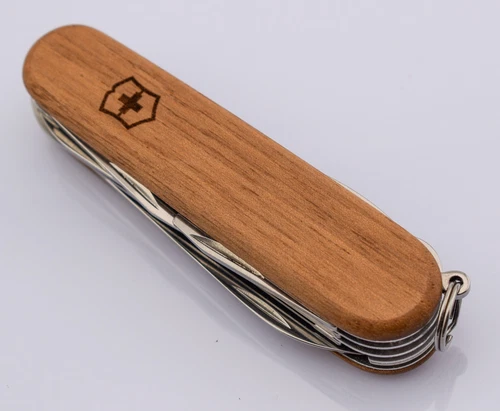 Victorinox Huntsman Wood Swiss Army Pocket Knife Medium Multi Tool 1.3711.63