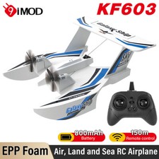 KF603 Aereo RC 2.4G 3CH Radiocomando Aereo Mare Terra Aereo Aliante Giocattoli
