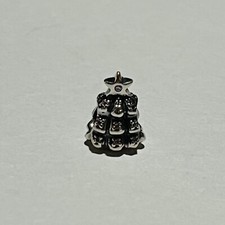 Retired PANDORA .925 Silver Tree of Lights Christmas Charm