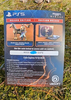 Assassin's Creed Mirage Deluxe Edition Bonus Content PS5