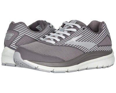 Brooks Z2236* Womens Grey Addiction Walker Suede Sneakers Size 6.5 M