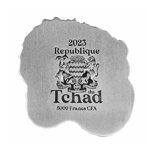 Republic of Chad 2023 5000 Francs 1-oz Silver Fortune Symbol Series Chinese A... - Picture 2 of 3