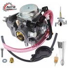 Fits Suzuki Eiger 400 Lta400F Ltf400F 2X4 4X4 Carburetor & Fuel Petcock Valve
