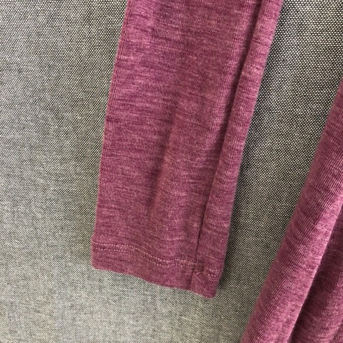 Kookai Womens 100% Wool Cut-Out Back Long Sleeve Knit A-Line Dress WineBerry 1 - Picture 5 of 8