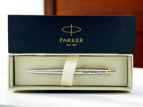 Pluma Jotter PARKER Personalizada Tinta Negra, Regalo Personalizado para Equipo de Recursos Humanos - Imagen 3 de 5