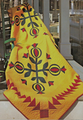 PATRICK'S POMEGRANATES      -------      APPLIQUE & BLOCK VINTAGE QUILT PATTERN