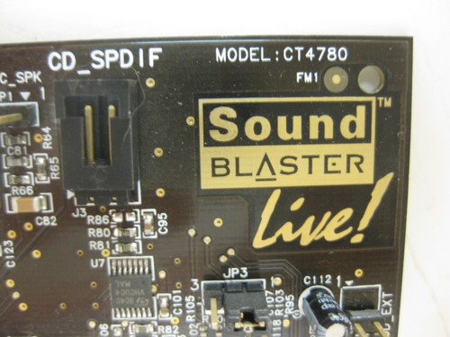 Creative Labs Sound Blaster CT4780 Sound Card PCI Card SG-0181UR - Afbeelding 7 van 19