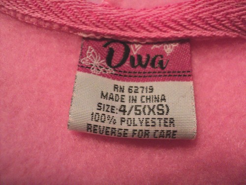 Diva Girls Size 4/5 (XS) Hoodie, Front Zip, Hot Pink, Long Sleeves - Picture 3 of 3