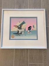 Frigid Hare cel signed by Chuck Jones, custom framed