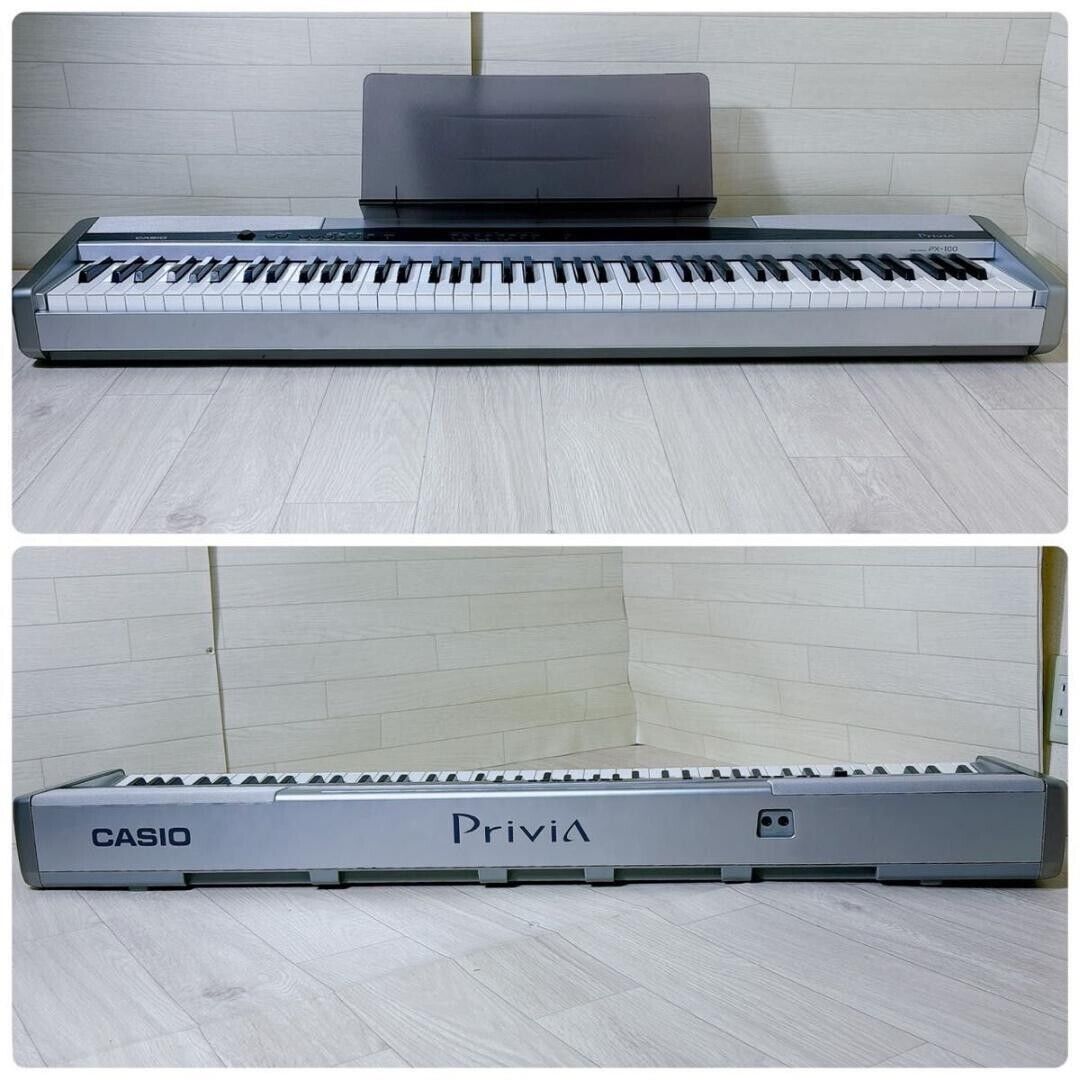 CASIO 電子ピアノ PX-100 88鍵 Casio Privia PX-100 Keyboard 88Keys Digital Piano Foot Pedal
