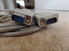 NEW 10ft VGA Male/Male HD15 Extension Cable KVM Monitor Wire 10' Feet/Foot