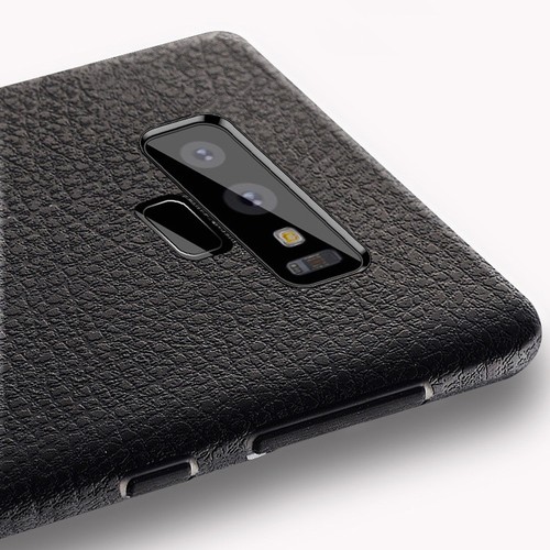 Handyhülle Silikon Case für Samsung S9 S10 S20+ Ultra Leder Optik Schutzhülle - Picture 2 of 86