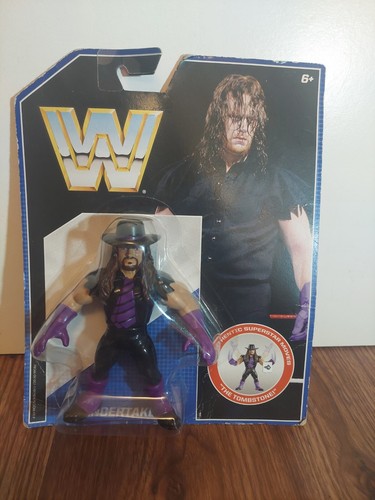 WWE/WWF Mattel Retro Series , Undertaker Action Fi...