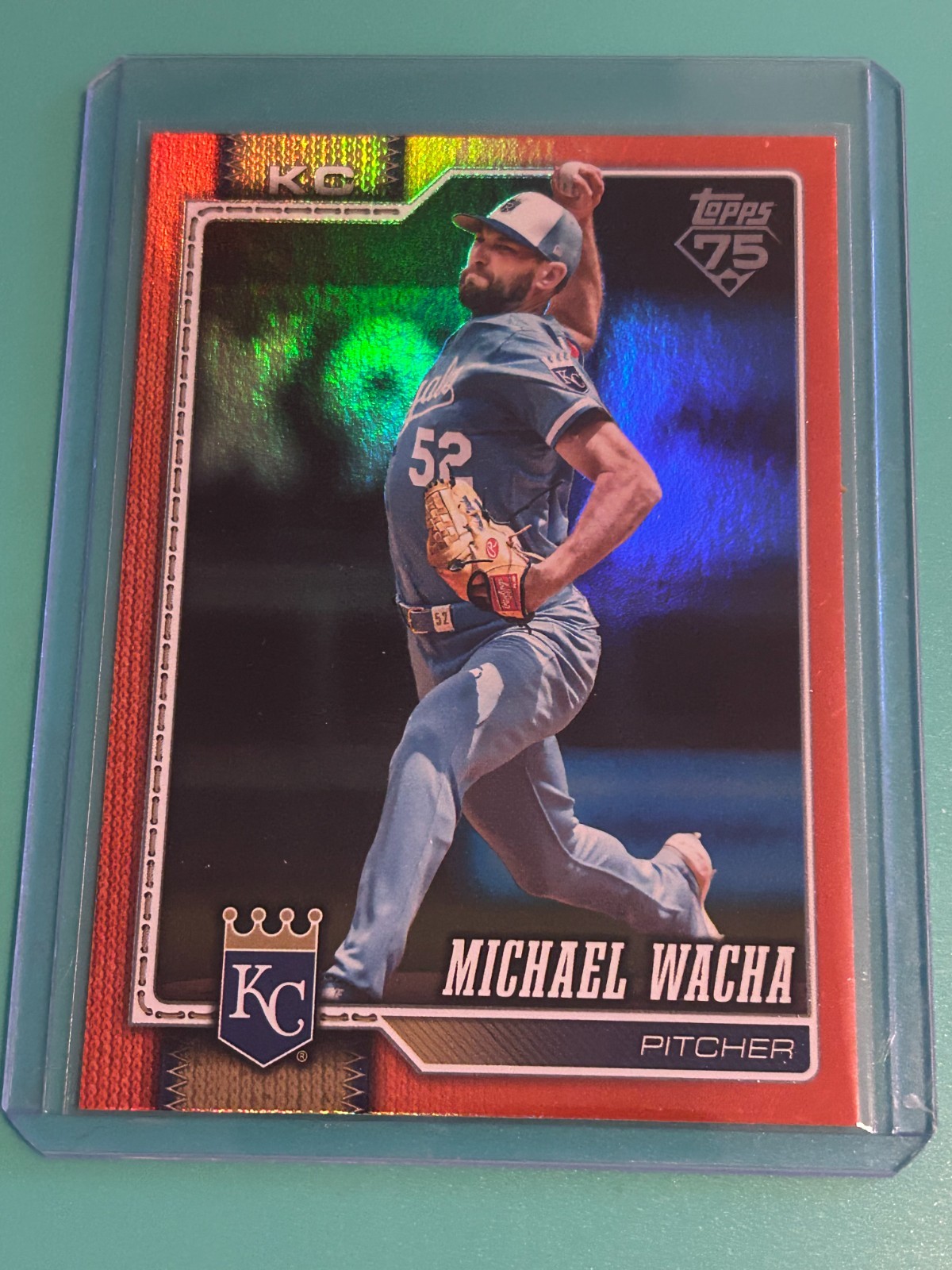 2026 Topps Series One Michael Wacha #190 Orange Holo Foil /25