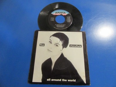 80's/90's Records 45 RPM LISA STANSFIELD / All Around Thw World / Picture Sleeve