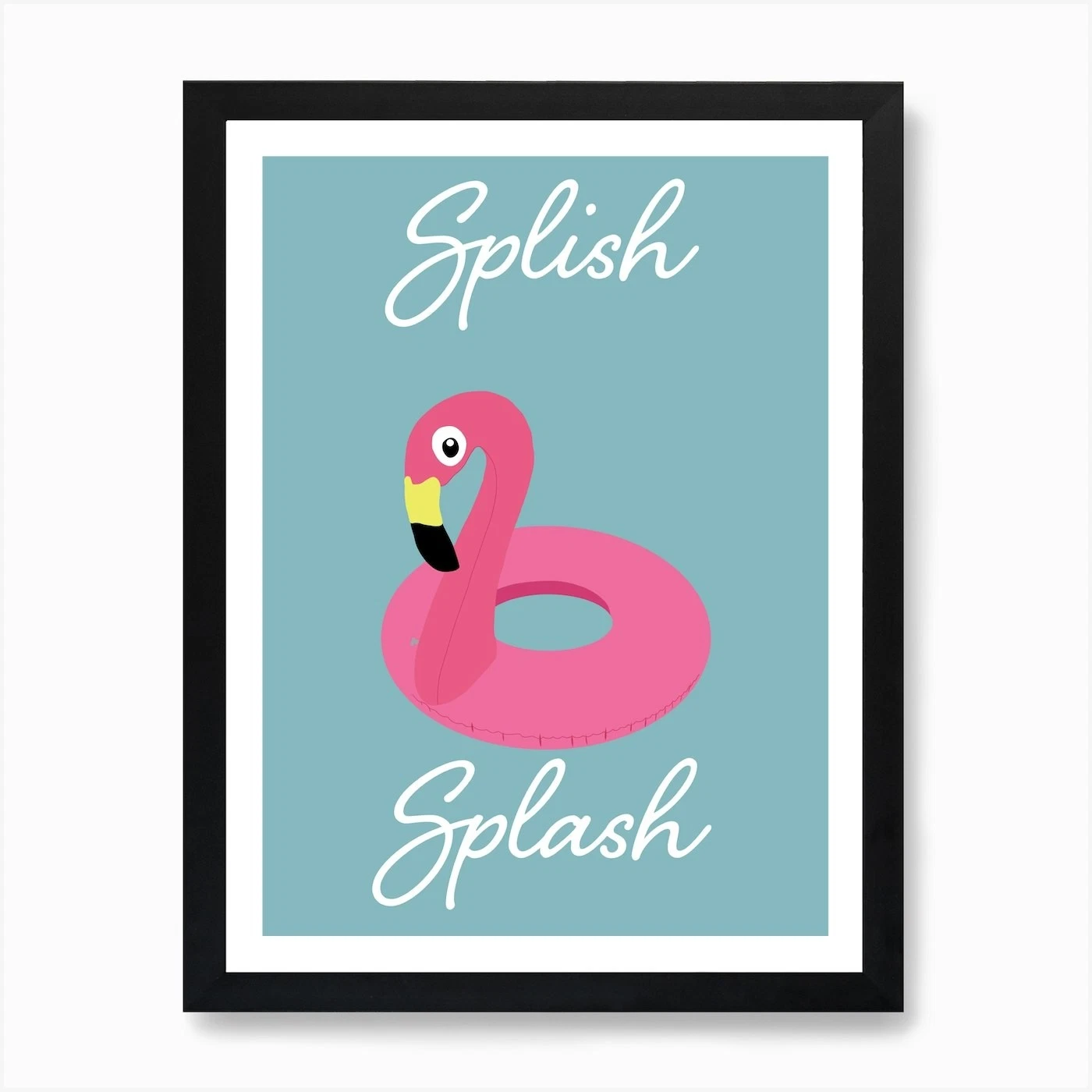 Splash Splash Art Print Framed Wall Art Poster Canvas Print Picture
