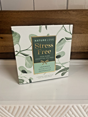 Nature Love Stress Free Essential Oil Blends 3 Pack  New original packaging