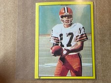 1982 Topps Stickers Brian Sipe  #187