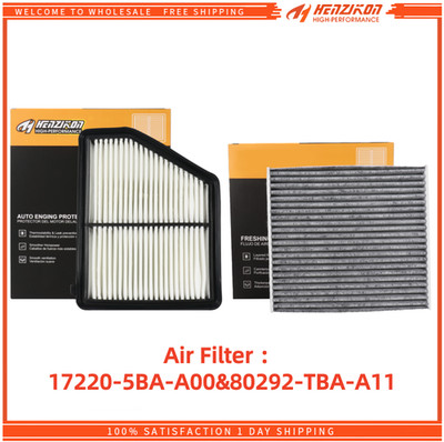 COMBO SET AIR FILTER & CABIN AIR FILTER For 2016-2022 HONDA CIVIC 2.0L NEW