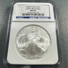 2008 SILVER Eagle NGC MS69, Early Releases (89634)