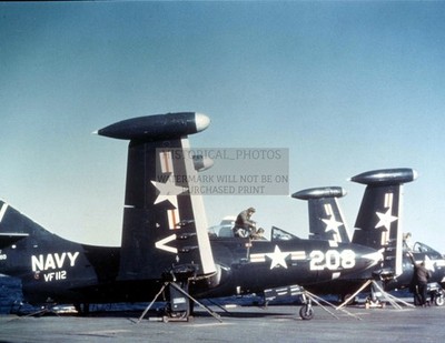 GRUMMAN F9F-2B PANTHER NAVY FIGHTER USS PHILIPPINE SEA 1950 8.5X11 PHOTO