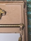 AMERICAN 1963 US POST OFFICE BOX DOOR 6 1/4" x 5 1/2" GRECIAN BORDER — photo 10