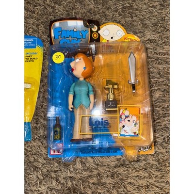 Family Guy Action Figure Lot Mezco Lois Griffin & Quagmire Create
