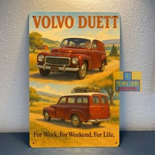 Volvo Duett Car Metal Poster - Tin Sign - Size20x30cm