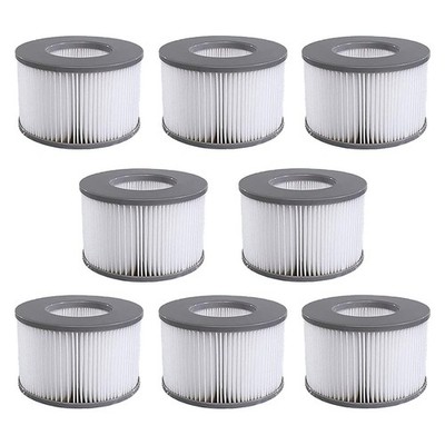 8x Whirlpool Ersatz Filter für MSpa Filterkartusche Wasserfilter für Whirlpool
