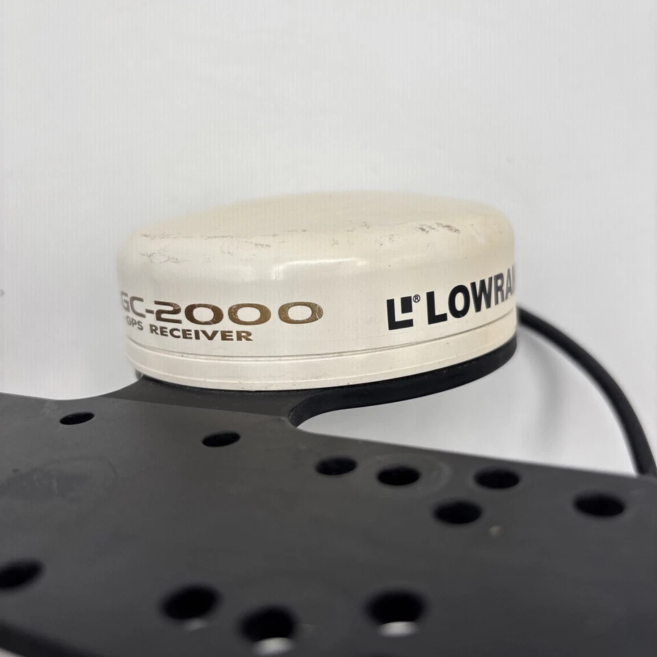 Lowrance Boat Antena GPS LGC-2000 Receptor GPS Globalmap Plotter con soporte Foto 4 de 4