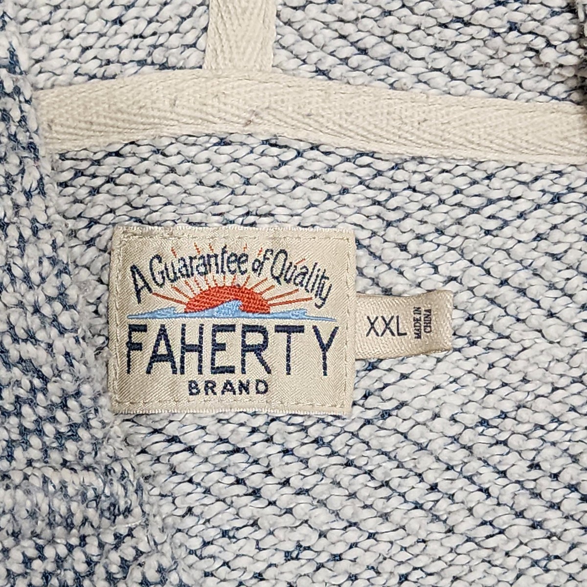 Sweat à capuche '90s à logo au dos | Bleu | Tommy Hilfiger