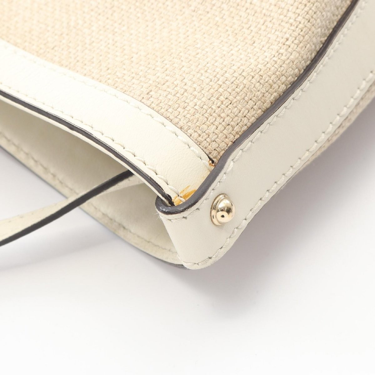 GUCCI Craft  Canvas Tote Bag Canvas Leather 324216 thumbnail 9