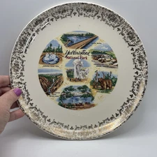 Vintage Collector's 10 1/4"Plate Yellowstone National Park by American Ironstone