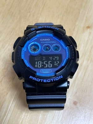 CASIO G-SHOCK GD-120N Black Blue Watch From Japan