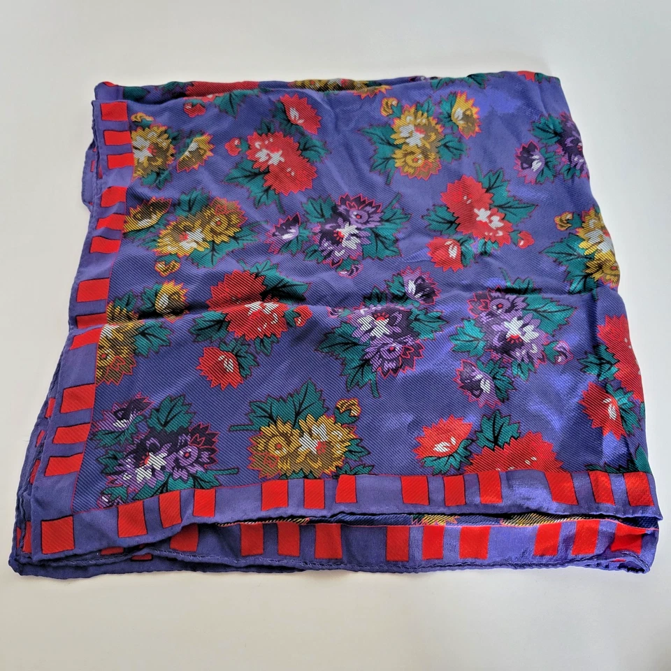 Lote De 5 Bufandas Cuadradas Rectángulas Vintage Cuello Estate Pelo Mod Retro Foto 4 de 4