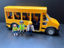 SCHOOL BUS playmobil city life 5940 lights up working tested playmobile 2011